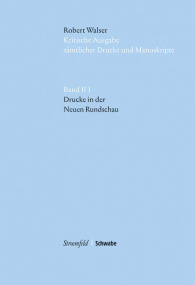 Drucke in der «Neuen Rundschau»
