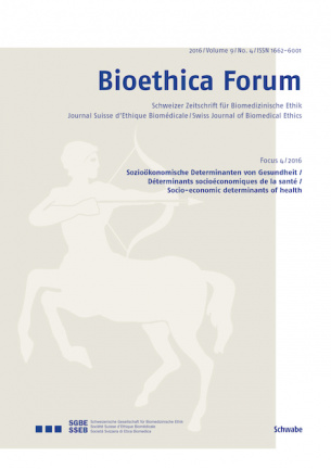 Bioethica Forum / Volume 9 / No. 4