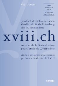 xviii.ch Vol. 1/2010