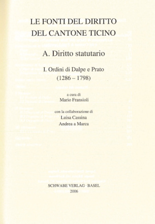 Ordini di Dalpe e Prato (1286-1798)