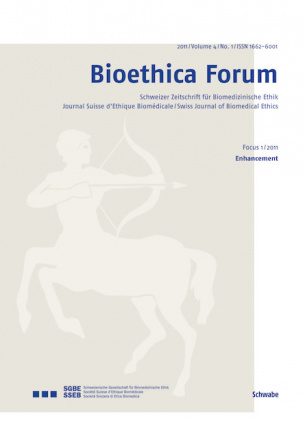 Bioethica Forum 2011 / Volume 4 / No. 1