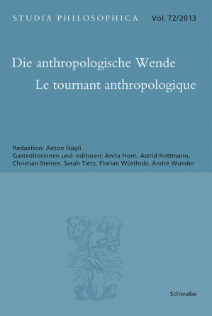 Die anthropologische Wende - Le tournant anthropologique