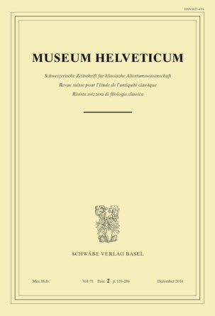 Museum Helveticum - Vol. 71 Fasc. 2