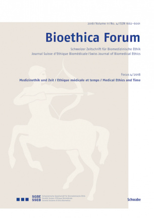 Bioethica Forum / Volume 11 / No. 4