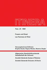 Frauen und Staat / Les femmes et lEtat