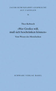 «Wer Großes will, muß sich beschränken können»