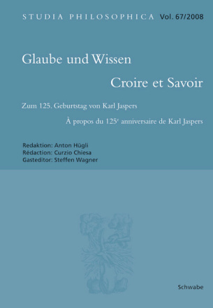 Glaube und Wissen - Croire et Savoir