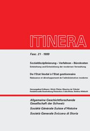 Sozialdisziplinierung - Verfahren - Bürokraten De lEtat féodal à lEtat gestionnaire