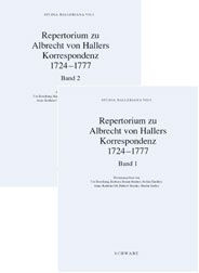 Repertorium zu Albrecht von Hallers Korrespondenz 1724-1777