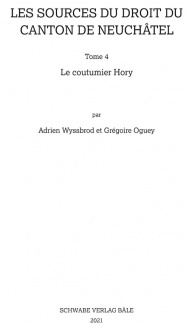 Le coutumier Hory