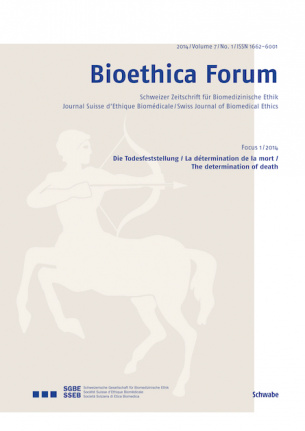 Bioethica Forum 2014 / Volume 7 / No. 1