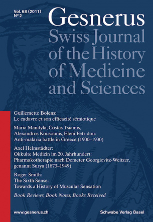 Gesnerus Vol. 68 (2011) No. 2
