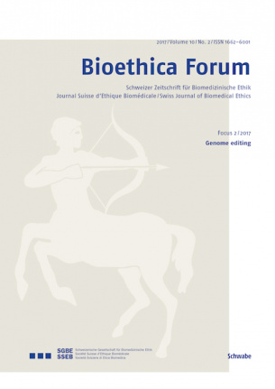 Bioethica Forum / Volume 10 / No. 2