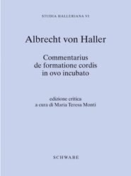 Albrecht von Haller: Commentarius de formatione cordis in ovo incubato
