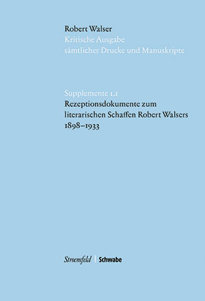 Kritische Robert Walser-Ausgabe, Supplemente
