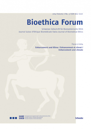 Bioethica Forum 2014 / Volume 7 / No. 3