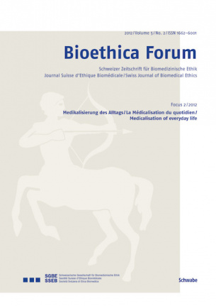 Bioethica Forum 2012 / Volume 5 / No. 2