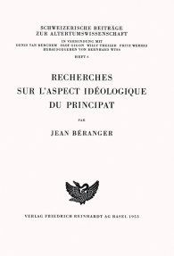 Recherches sur laspect idéologique du principat