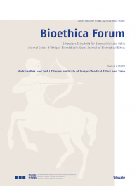 Bioethica Forum / Volume 11 / No. 4