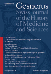 Gesnerus Vol. 68 (2011) No. 1