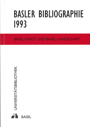 Basler Bibliographie 1993