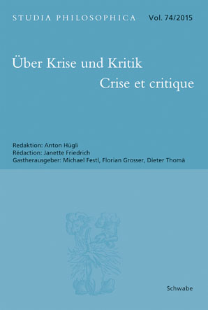 Über Krise und Kritik – Crise et critique