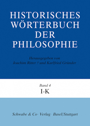Historisches Wörterbuch der Philosophie (HWPH). Band 4, I-K