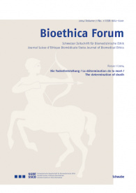 Bioethica Forum 2014 / Volume 7 / No. 1