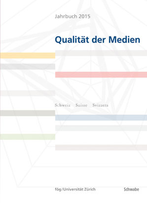 Jahrbuch 2015 Qualität der Medien