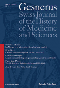 Gesnerus Vol. 67 (2010) No. 2