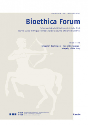 Bioethica Forum 2014 / Volume 7 / No. 2