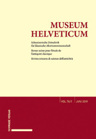 Museum Helveticum - Vol. 76 Fasc. 1