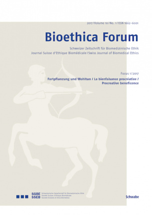 Bioethica Forum / Volume 10 / No. 1