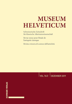 Museum Helveticum - Vol. 76 Fasc. 2