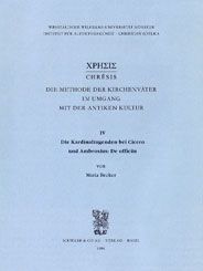 Die Kardinaltugenden bei Cicero und Ambrosius: De officiis