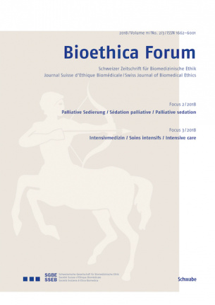 Bioethica Forum / Volume 11 / No. 2-3