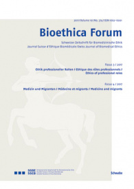 Bioethica Forum / Volume 10 / No. 3-4