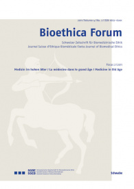 Bioethica Forum 2011 / Volume 4 / No. 2