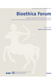 Bioethica Forum / Volume 9 / No. 3